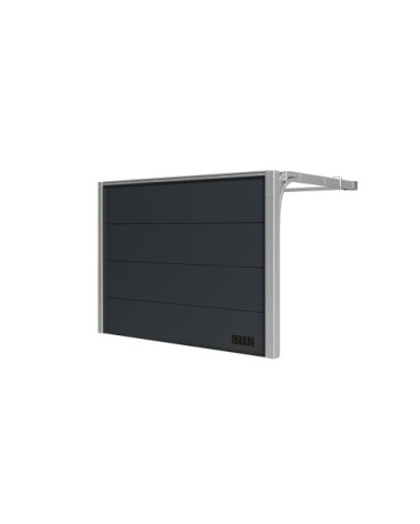 Brama Garażowa Segmentowa Antracyt | Niskie Nadproże |Z Napędem