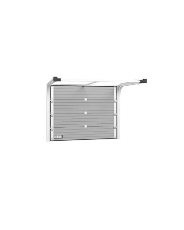 Brama Garażowa Segmentowa Kwarc | Niskie Nadproże |widok od środka